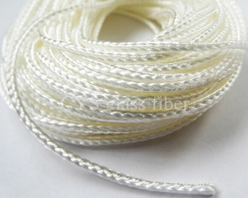 Round braided silica rope